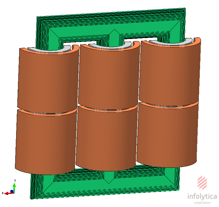 采用Infolytica公司的MagNet和ThermNet软件进行了三维电磁场和温度场的计算，得出了与实际测量值较接近的计算结果。